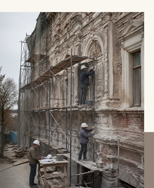 Реставрация объектов культурного наследия под ключ в Курганинске