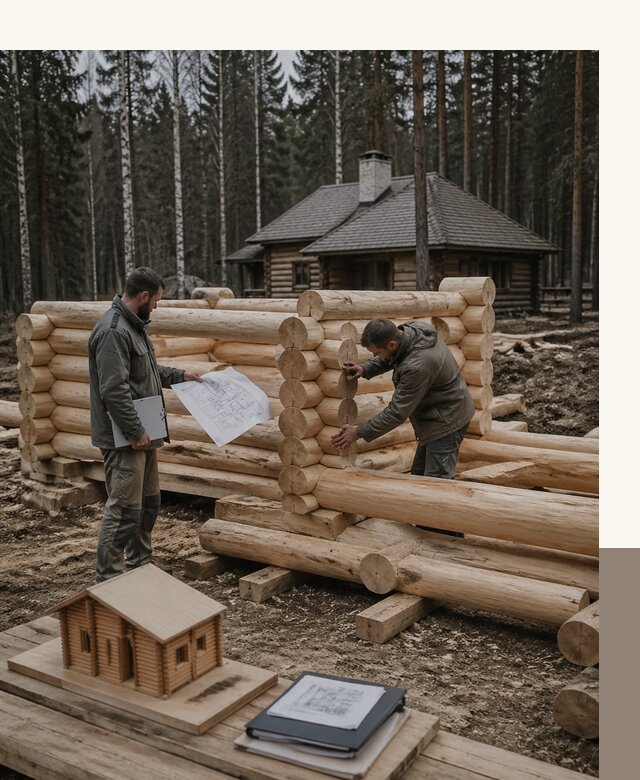 Проектирование и строительство домов из бревна в Курганинске